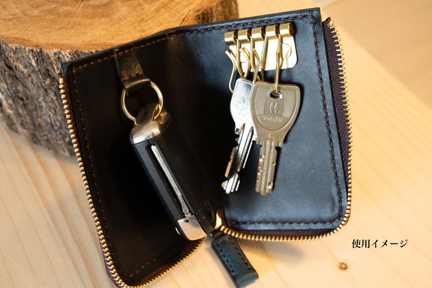 【ラスト一点】スマートキーケース イエロー