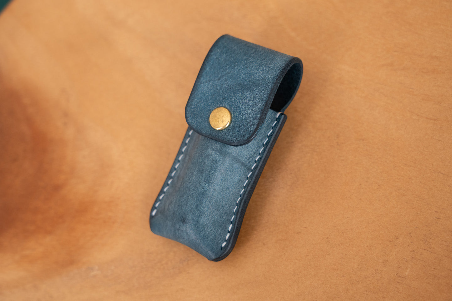 【一点物】リップクリームケース ネイビー