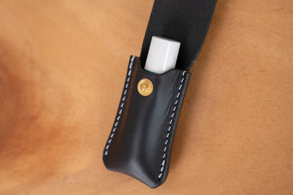 【一点物】リップクリームケース ネロブラック