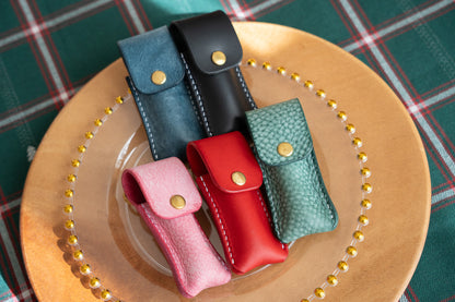 【一点物】リップクリームケース ピンク