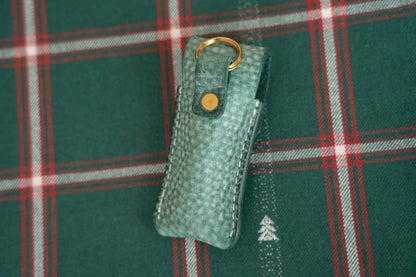 【一点物】リップクリームケース ビリジアン