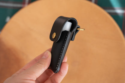 【一点物】リップクリームケース ネロブラック