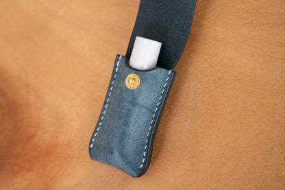 【一点物】リップクリームケース ネイビー