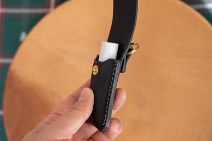 【一点物】リップクリームケース ネロブラック