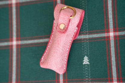 【一点物】リップクリームケース ピンク