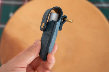 【一点物】リップクリームケース ネイビー