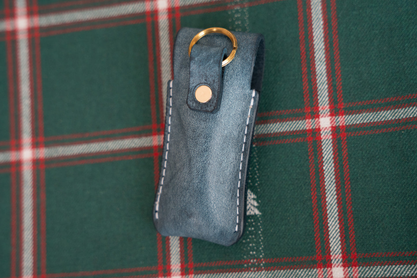 【一点物】リップクリームケース ネイビー