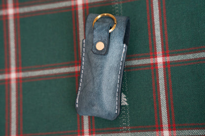 【一点物】リップクリームケース ネイビー