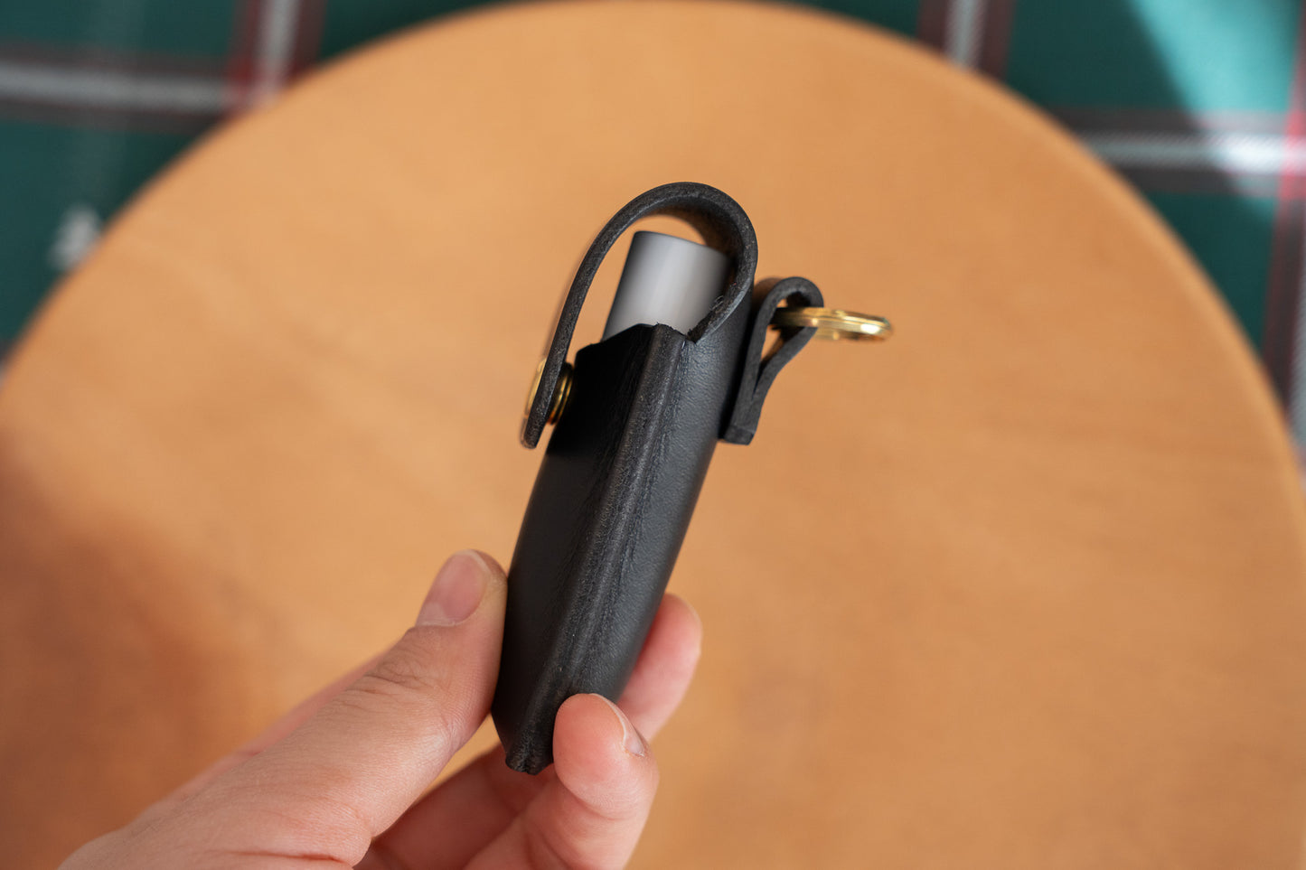 【一点物】リップクリームケース ネロブラック