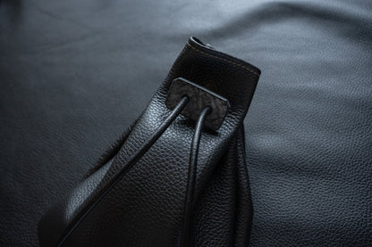 【一点物】巾着バッグ ブラック