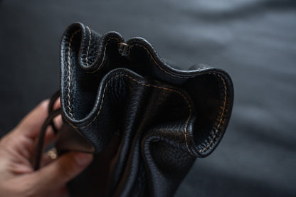 【一点物】巾着バッグ ブラック