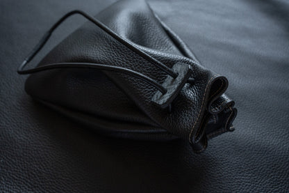 【一点物】巾着バッグ ブラック