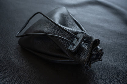 【一点物】巾着バッグ ブラック