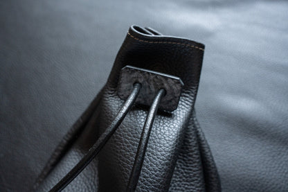 【一点物】巾着バッグ ブラック