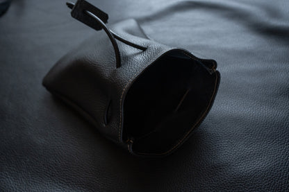 【一点物】巾着バッグ ブラック