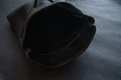 【一点物】巾着バッグ ブラック