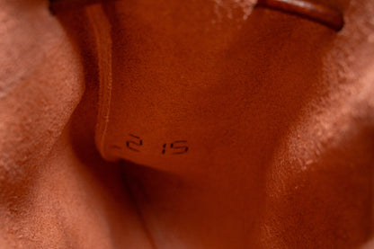 【一点物】巾着バッグ オレンジ