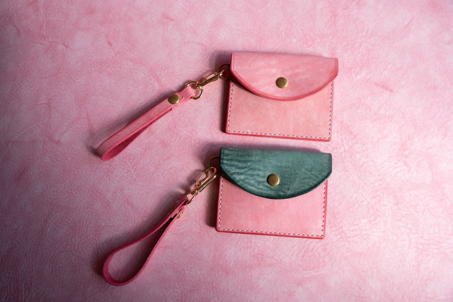 【一点物】ストラップ付きナディア  ピンク