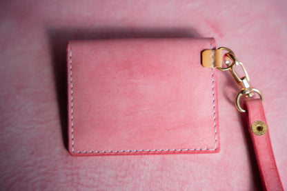 【一点物】ストラップ付きナディア  ピンク