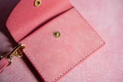 【一点物】ストラップ付きナディア  ピンク