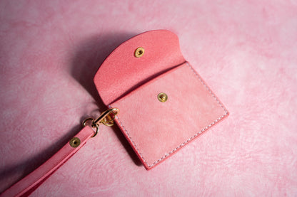 【一点物】ストラップ付きナディア  ピンク