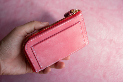 【一点物】ウォレットキーケース ピンク