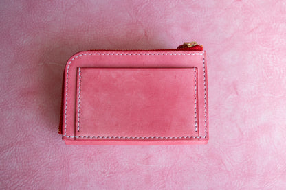 【一点物】ウォレットキーケース ピンク