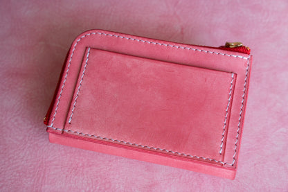 【一点物】ウォレットキーケース ピンク