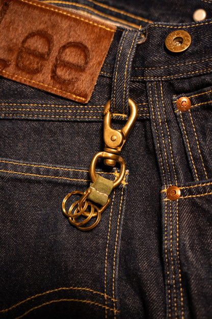 【一点物】真鍮カラビナキーホルダー セサンタ