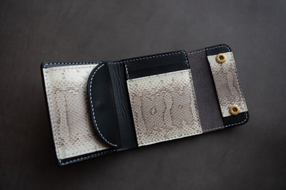 【一点物】ミニ財布 エキゾチックレザー