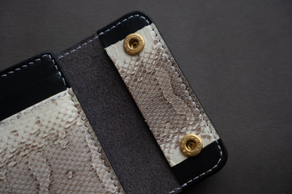 【一点物】ミニ財布 エキゾチックレザー