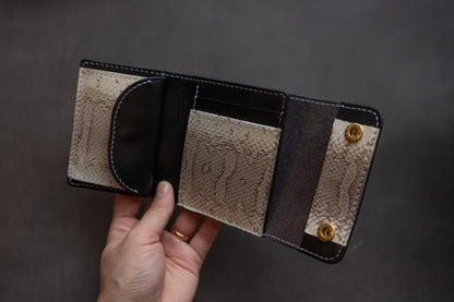 【一点物】ミニ財布 エキゾチックレザー