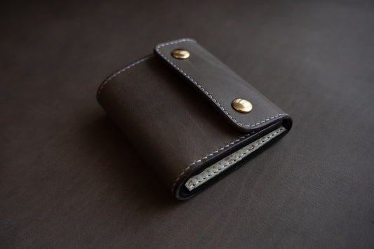 【一点物】ミニ財布 エキゾチックレザー