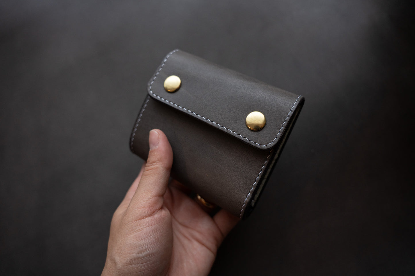 【一点物】ミニ財布 エキゾチックレザー