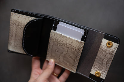 【一点物】ミニ財布 エキゾチックレザー