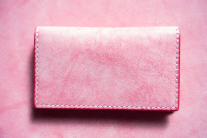 【一点物】スリムカードケース ピンク
