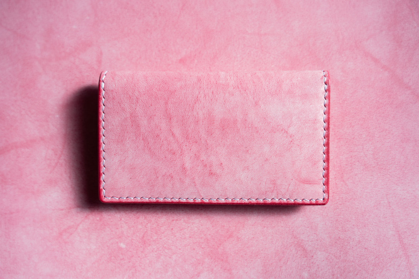 【一点物】スリムカードケース ピンク