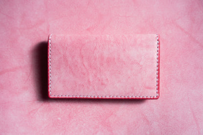 【一点物】スリムカードケース ピンク
