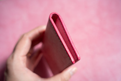 【一点物】スリムカードケース ピンク