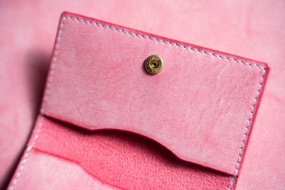 【一点物】スリムカードケース ピンク