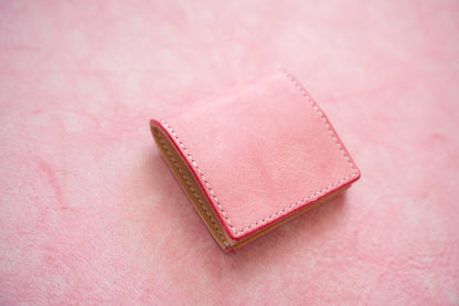 【一点物】ボックス型コインケース ピンク