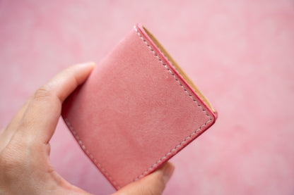 【一点物】ボックス型コインケース ピンク