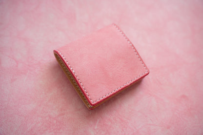 【一点物】ボックス型コインケース ピンク