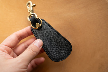 【一点物】靴ベラキーホルダー アラスカブラック