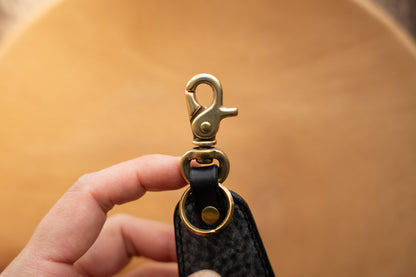 【一点物】靴ベラキーホルダー アラスカブラック