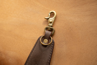 【一点物】靴ベラキーホルダー ブラウン