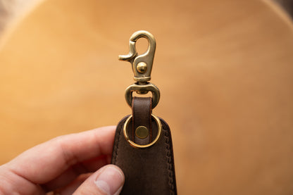 【一点物】靴ベラキーホルダー ブラウン