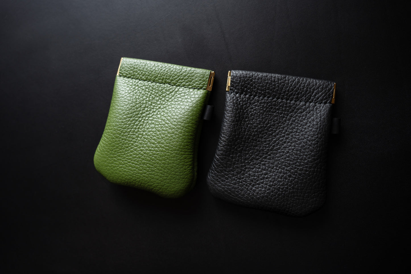 【一点物】バネロポーチ　オリーブグリーン