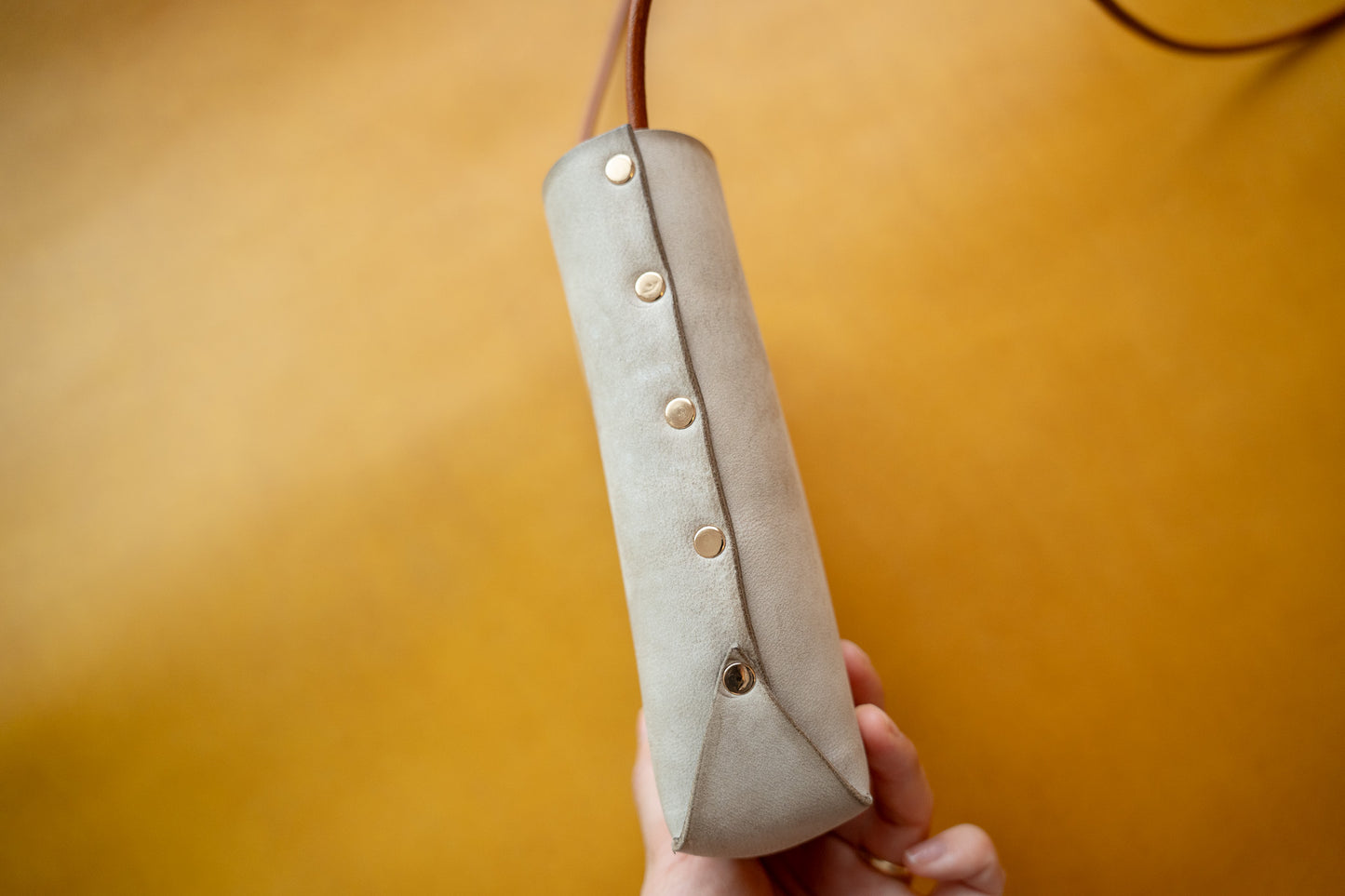 【一点物】ショルダーバッグ　グレー