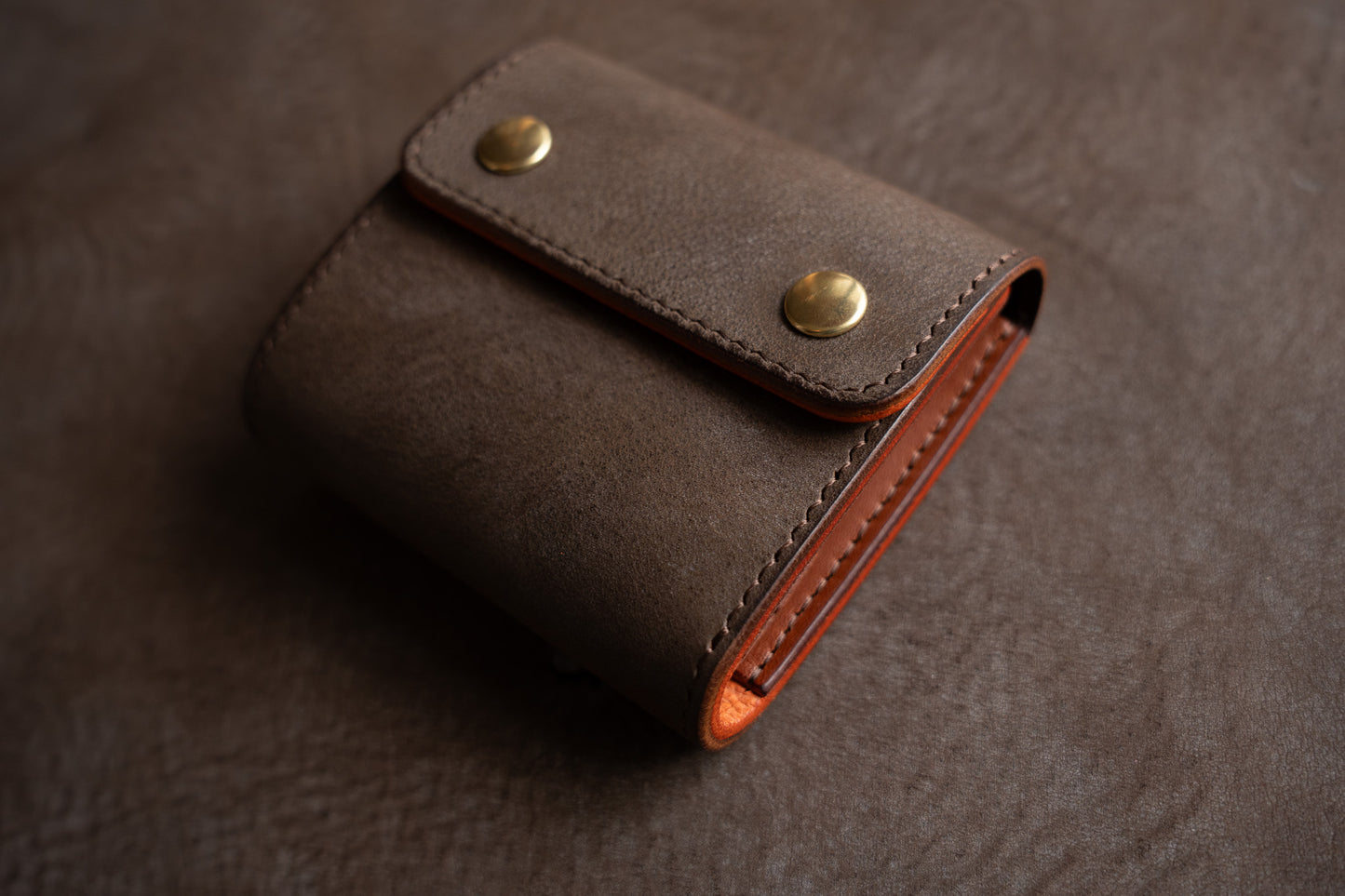 【一点物】ノーブル ブラウンxオレンジ